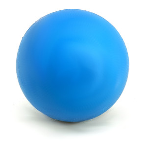 Moosgummiball 63 mm Blau