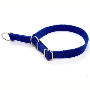 "Basic" Zugstopp Halsband, Royal Blau