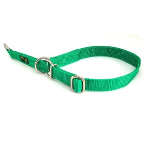 "Basic" Zugstopp Halsband, Grün 25 - 40 cm...
