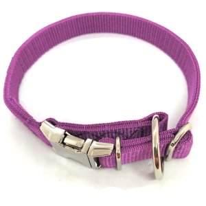"Basic" Nylonhalsband, Violett