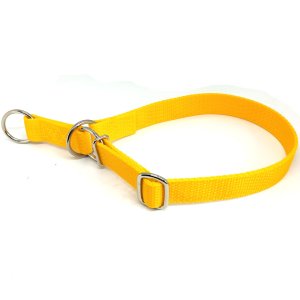 "Basic" Zugstopp Halsband, Gelb