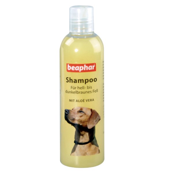 Hundeshampoo, braunes Fell